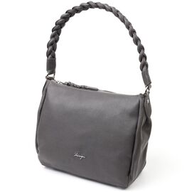 Придбати Незвичайна сумка жіноча KARYA 20864 шкіряна Сірий, image , характеристики, відгуки