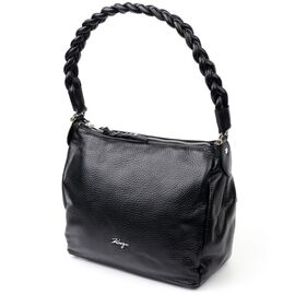 Придбати Красива сумка жіноча KARYA 20868 шкіряна Чорний, image , характеристики, відгуки