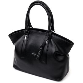 Придбати Містка жіноча сумка KARYA 20881 шкіряна Чорний, image , характеристики, відгуки