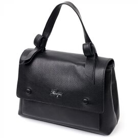 Придбати Ділова жіноча сумка KARYA 20892 шкіряна Чорний, image , характеристики, відгуки