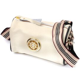 Придбати - Изумительная сумка для стильных женщин из натуральной кожи Vintage 22264 Белый, image , характеристики, відгуки