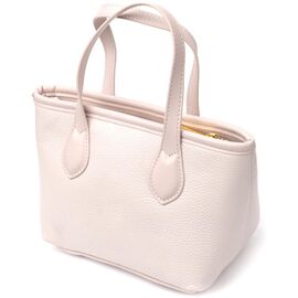 Придбати Компактна жіноча сумка з натуральної шкіри Vintage 22284 Білий, image , характеристики, відгуки