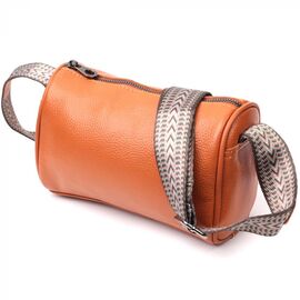 Придбати Невелика жіноча сумка з натуральної шкіри Vintage 22398 Руда, image , характеристики, відгуки