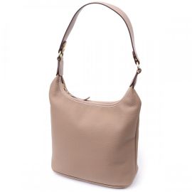 Купить Женская сумка на плечо из натуральной кожи Vintage 22629 Бежевая, фото , характеристики, отзывы