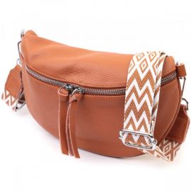 Купить Кожаная стильная сумка для женщин через плечо с мини кошельком Vintage 22665 Рыжая, фото , характеристики, отзывы