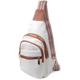 Купить Стильная женская сумка с одной лямкой через плечо из экокожи Vintage 22757 Белый, фото , характеристики, отзывы