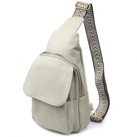 Купить Великолепная женская сумка с одной лямкой через плечо из крупнозернистой экокожи Vintage 22765 Фисташковый, фото , характеристики, отзывы