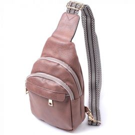 Купить Стильная женская сумка через плечо с отверстием для наушников из экокожи Vintage 22786 Коричневый, фото , характеристики, отзывы