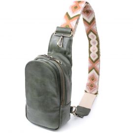 Купить Красивая сумка через плечо в модном цвете из экокожи Vintage 22791 Зеленый, фото , характеристики, отзывы