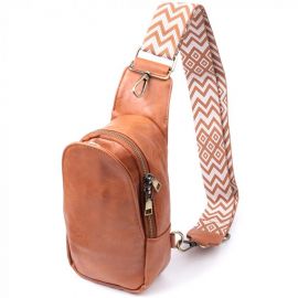 Купить Интересная сумка через плечо в модном цвете из экокожи Vintage 22793 Рыжий, фото , характеристики, отзывы