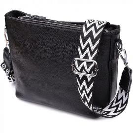 Купить Женская сумка на плечо из качественной натуральной кожи Vintage 22914 Черный, фото , характеристики, отзывы