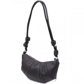 Купить Женская полукруглая сумка из натуральной кожи Vintage 22932 Черный, фото , характеристики, отзывы