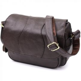 Купить Сумка из натуральной кожи для женщин Vintage 22973 Коричневый, фото , характеристики, отзывы