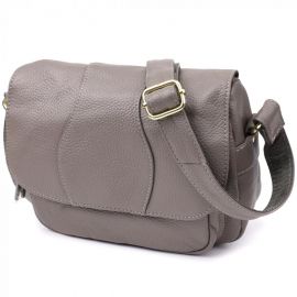 Купить Сумка из натуральной кожи для стильных женщин Vintage 22974 Серый, фото , характеристики, отзывы