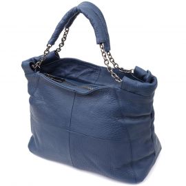 Купить Женская сумка на каждый день из натуральной кожи Vintage 22988 Синий, фото , характеристики, отзывы