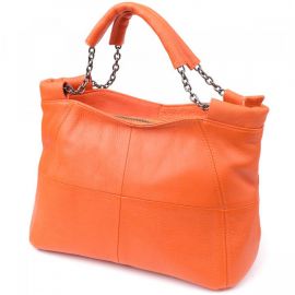Купить Сумка для женщин из натуральной кожи Vintage 22990 Оранжевый, фото , характеристики, отзывы