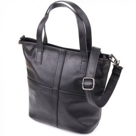 Купить Женская сумка из натуральной кожи Vintage 22993 Черный, фото , характеристики, отзывы