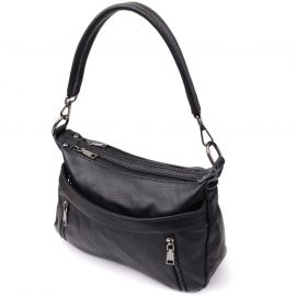 Купить Женская сумка из натуральной кожи Vintage 23011 Черный, фото , характеристики, отзывы