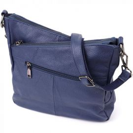 Купить Сумка для женщин на два отделения из натуральной кожи Vintage 23013 Синий, фото , характеристики, отзывы