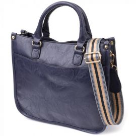 Купить Деловая женская сумка из экокожи Vintage sale_15132 Синий, фото , характеристики, отзывы