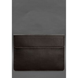Придбати - Шкіряний чохол-конверт на магнітах для MacBook 15 дюйм Темно-коричневий краст, image , характеристики, відгуки