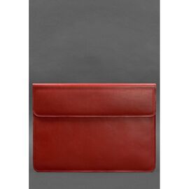 Придбати - Шкіряний чохол-конверт на магнітах для MacBook 15 дюйм Червоний, image , характеристики, відгуки