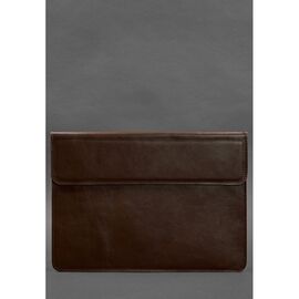 Придбати - Шкіряний чохол-конверт на магнітах для MacBook 15 дюйм Бордовий, image , характеристики, відгуки