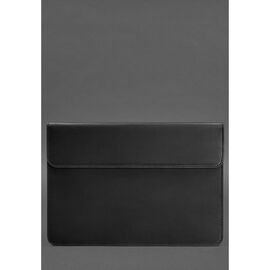 Купить - Кожаный чехол-конверт на магнитах для MacBook Pro (макбук) 15-16'' Черный, фото , характеристики, отзывы