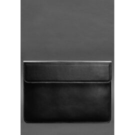 Купить - Кожаный чехол-конверт на магнитах для MacBook Pro 15-16'' Черный, фото , характеристики, отзывы
