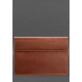 Купить - Кожаный чехол-конверт на магнитах для MacBook Pro (макбук) 15 - 16'' Светло-коричневый, фото , характеристики, отзывы