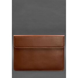 Придбати - Кожаный чехол-конверт на магнитах для MacBook Pro 15-16'' Светло-коричневый, image , характеристики, відгуки