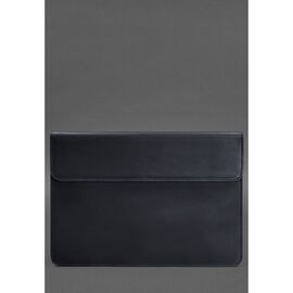 Придбати - Кожаный чехол-конверт на магнитах для MacBook Pro 15-16'' Синий Crazy Horse, image , характеристики, відгуки