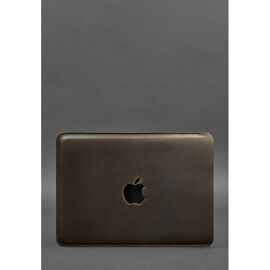 Купить - Кожаный чехол для MacBook Pro (макбук) 14'' Темно-коричневый, фото , характеристики, отзывы