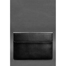 Придбати - Шкіряний чохол-конверт на магнітах для MacBook 14 Чорний, image , характеристики, відгуки