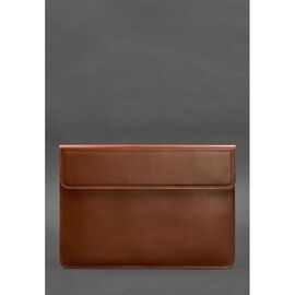 Купить Шкіряний чохол-конверт на магнітах для MacBook 14 Світло-коричневий, фото , характеристики, отзывы