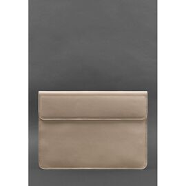 Купить - Шкіряний чохол-конверт на магнітах для MacBook 14 Світло-бежевий, фото , характеристики, отзывы