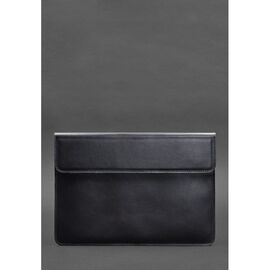 Купить - Шкіряний чохол-конверт на магнітах для MacBook 14 Темно-синій, фото , характеристики, отзывы
