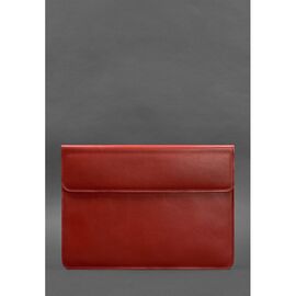 Купить Шкіряний чохол-конверт на магнітах для MacBook 14 Червоний, фото , характеристики, отзывы
