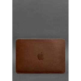 Придбати - Чохол із натуральної шкіри для MacBook 13 дюйм Світло-коричневий, image , характеристики, відгуки