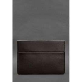 Купить - Шкіряний чохол-конверт на магнітах для MacBook 13 Темно-коричневий, фото , характеристики, отзывы