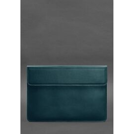 Купить - Кожаный чехол-конверт на магнитах для MacBook Air/Pro 13'' Зеленый, фото , характеристики, отзывы