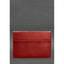 Придбати - Кожаный чехол-конверт на магнитах для MacBook Air/Pro 13'' Красный, image , характеристики, відгуки