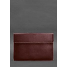 Придбати - Кожаный чехол-конверт на магнитах для MacBook Air/Pro 13'' Бордовый, image , характеристики, відгуки