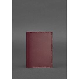 Купить - Женская кожаная обложка для паспорта 1.2 бордовая Краст, фото , характеристики, отзывы