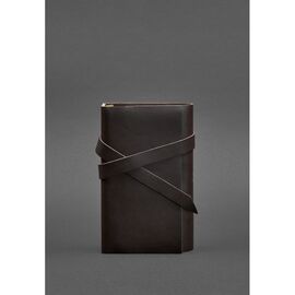 Купить - Кожаный блокнот (Софт-бук) 1.0 темно-коричневый Краст, фото , характеристики, отзывы
