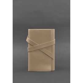 Купить - Жіночий шкіряний блокнот (Софт-бук) 1.0 Світло-бежевий, фото , характеристики, отзывы