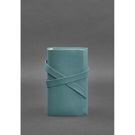 Купить - Женский кожаный блокнот (Софт-бук) 1.0 Бирюзовый, фото , характеристики, отзывы