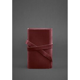 Купить - Женский кожаный блокнот (Софт-бук) 1.0 бордовый Crazy Horse, фото , характеристики, отзывы
