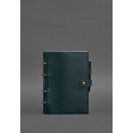 Купить - Кожаный блокнот с датированным блоком (Софт-бук) 9.1 зеленый, фото , характеристики, отзывы