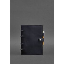 Купить - Кожаный блокнот с датированным блоком (Софт-бук) 9.1 синий Crazy Horse, фото , характеристики, отзывы